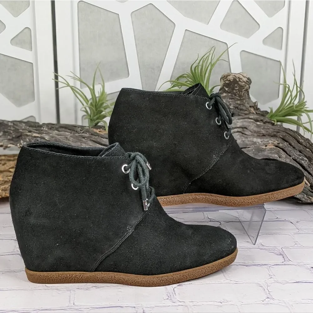 Cole Haan Grand OS Leslie Suede Wedge Bootie